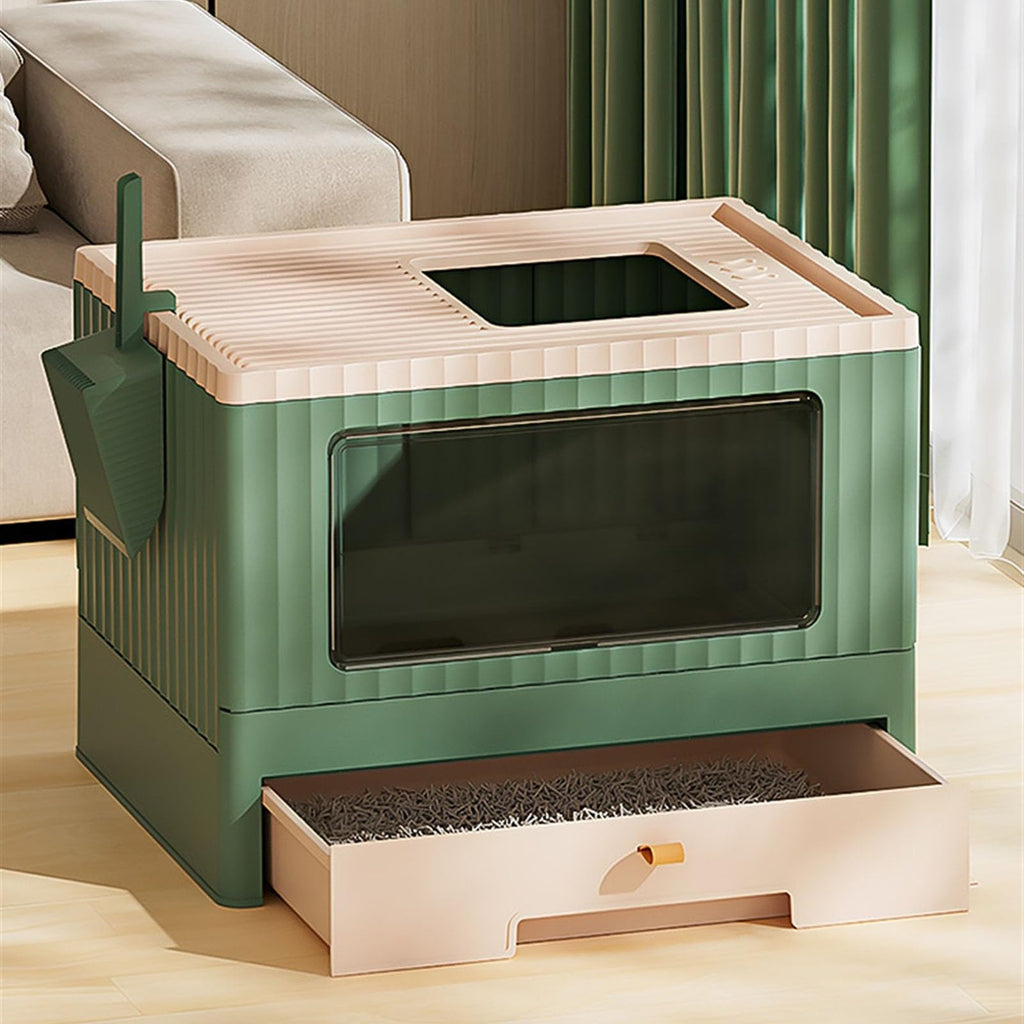 Foldable Cat Litter Box with Lid L745