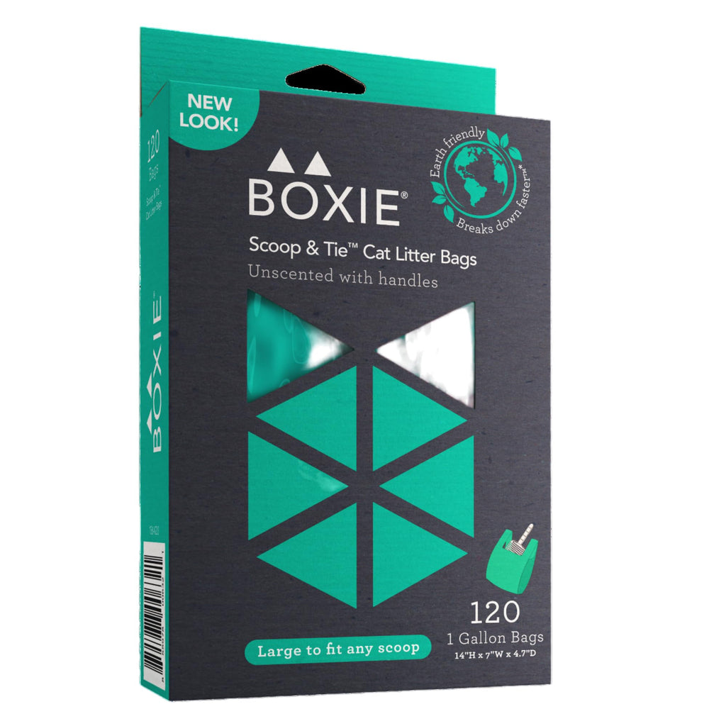 120 Count Leak-Proof Pet Waste Bags with Easy-to-Tie Handles B994921