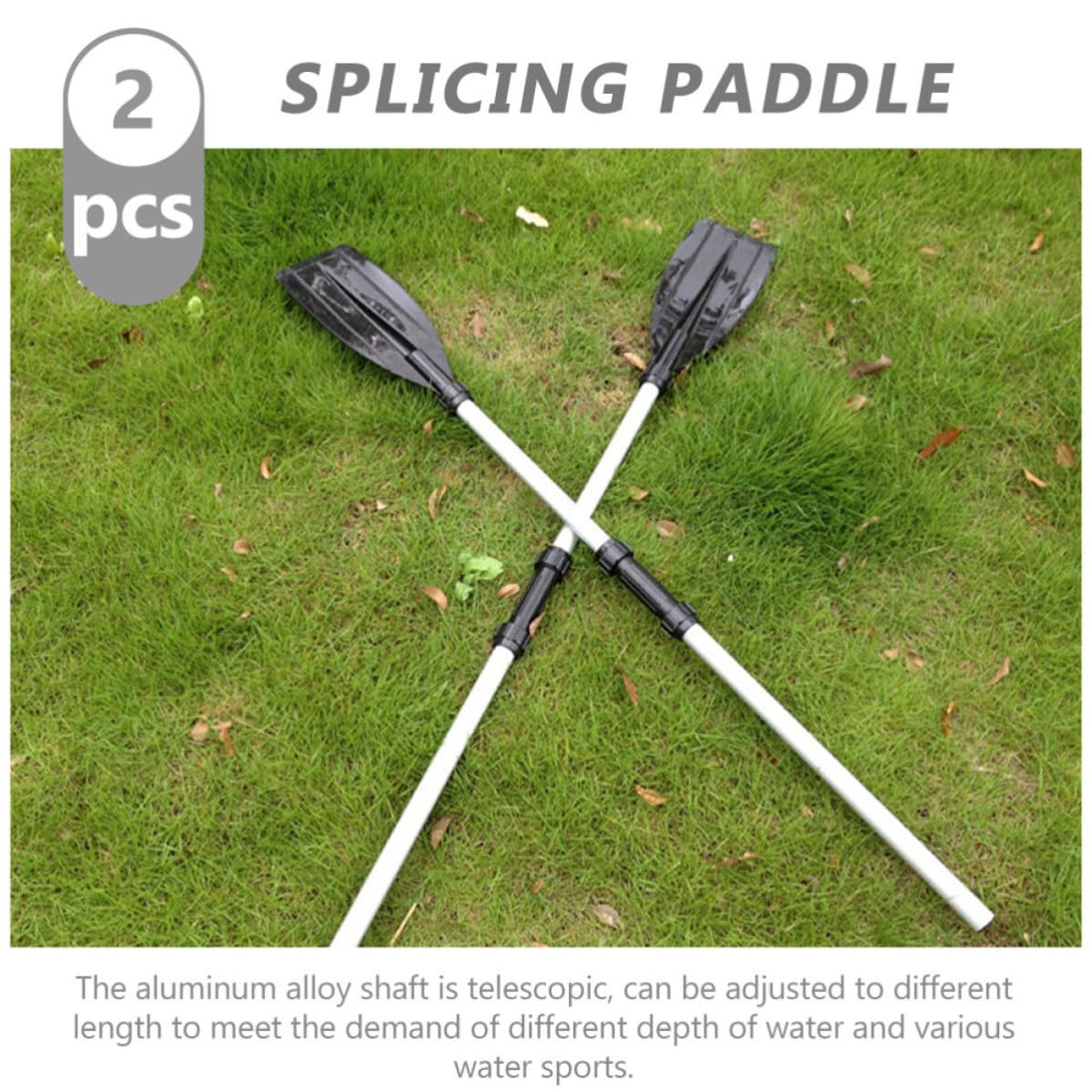 2pcs Aluminum Alloy Kayak Paddles F370