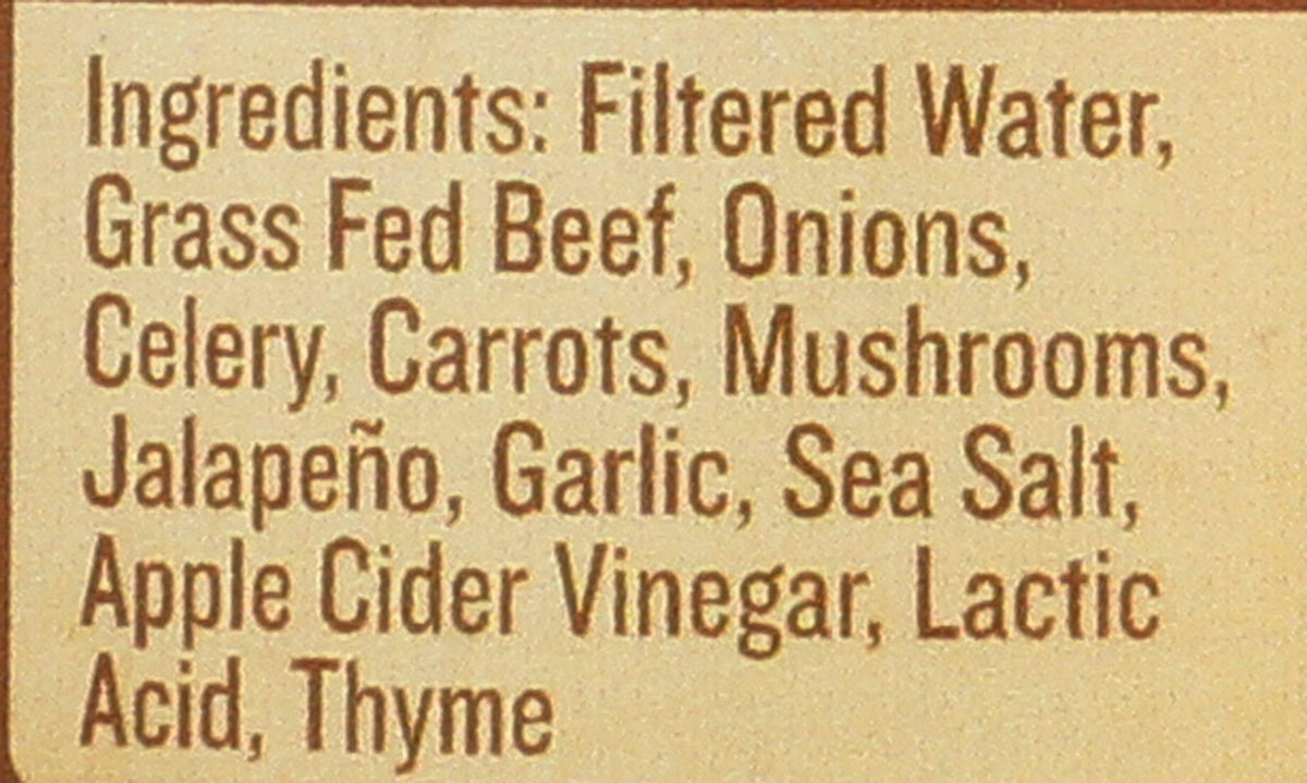 Bone Broth, Beef Jalapeno Sea Salt, 14 oz. J68730