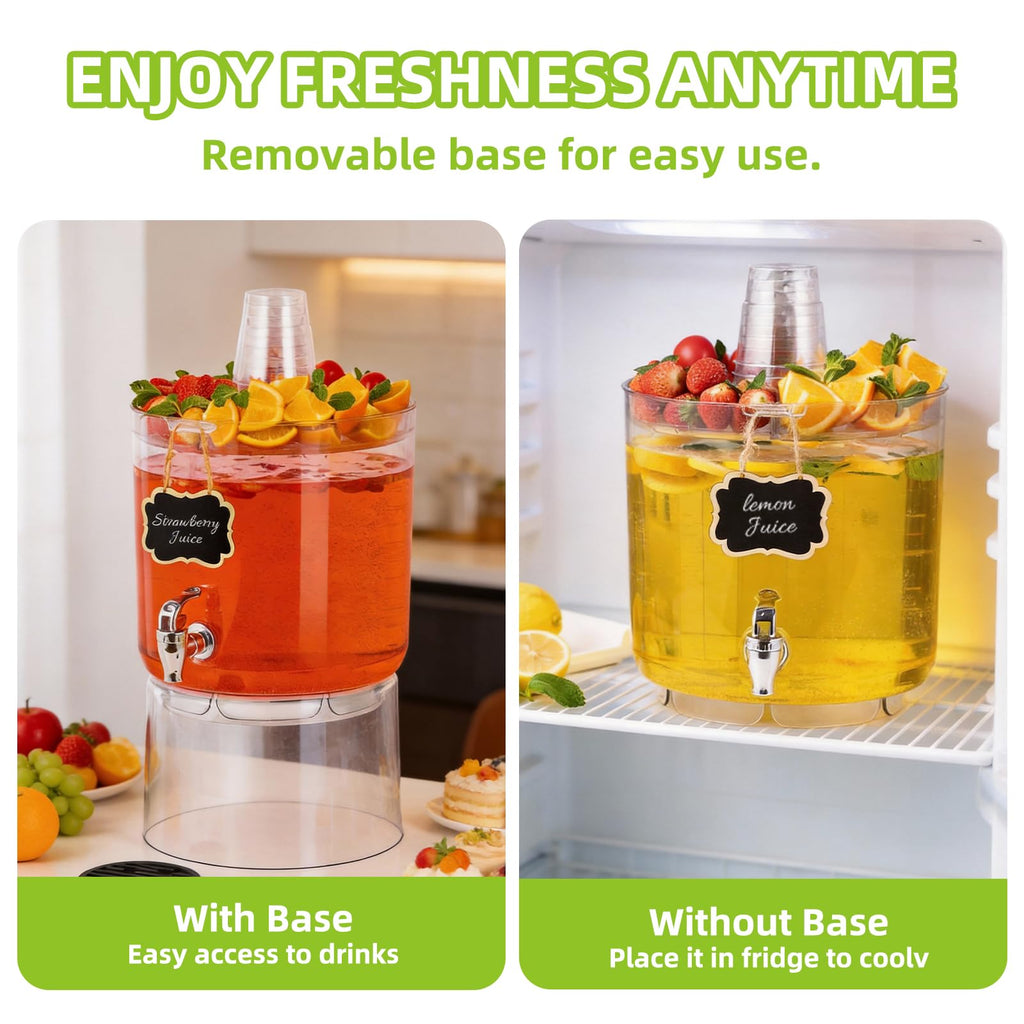 2 Gallon Drink Dispenser with Multi-Function Lid G21341