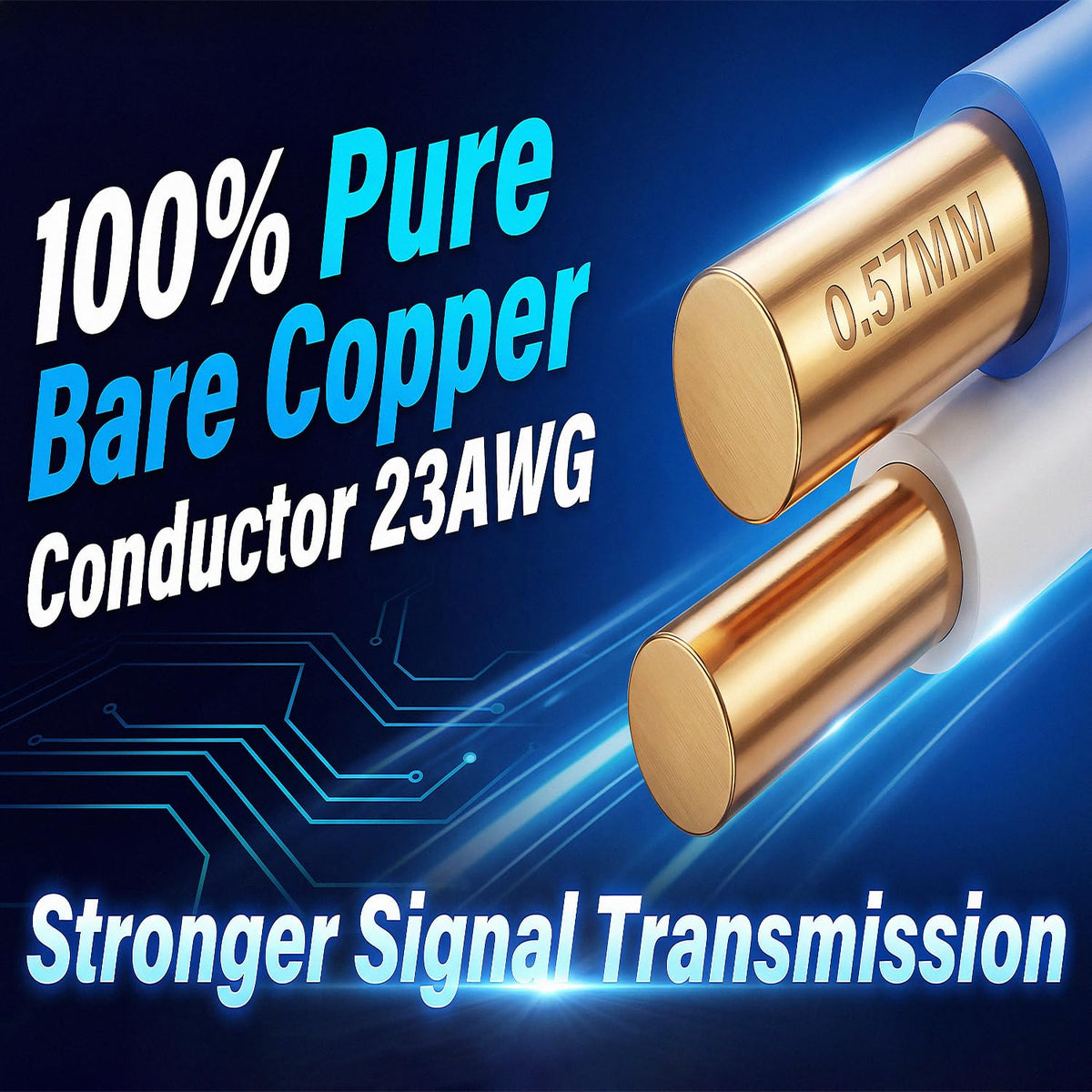 Cat6 Plenum 1000ft 23AWG Solid Bare Copper UTP Bulk Ethernet Cable D2436