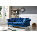 Velvet Sectional Sofa I414