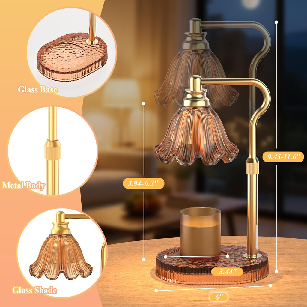 Candle Warmer Lamp with Timer & Dimmer V16730