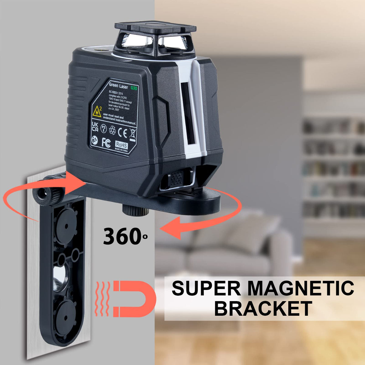 360° Self Leveling Laser Level with Tripod L922