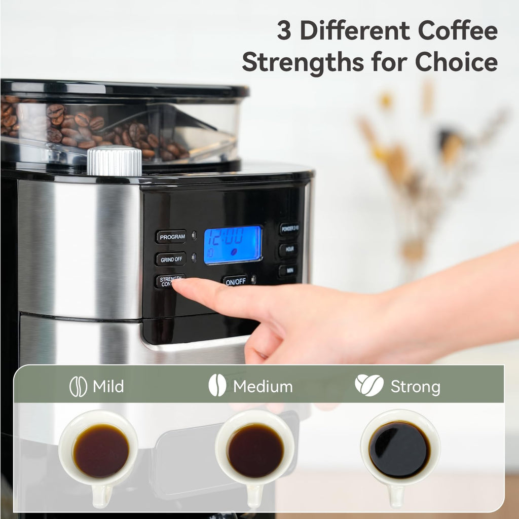10-Cup Grind & Brew Coffee Maker with Burr Grinder S442409