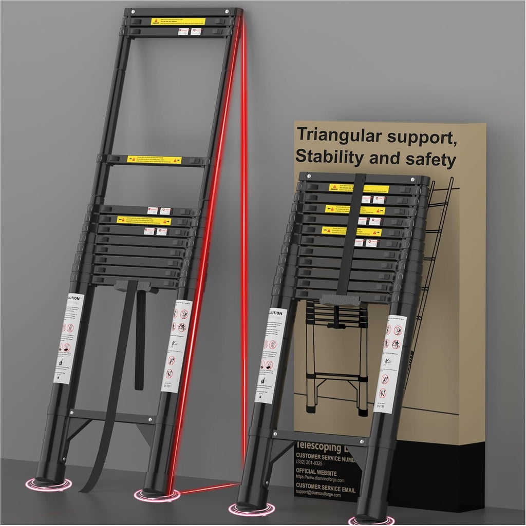 16.5 FT 330 Lbs Aluminum Telescoping Ladder V136248