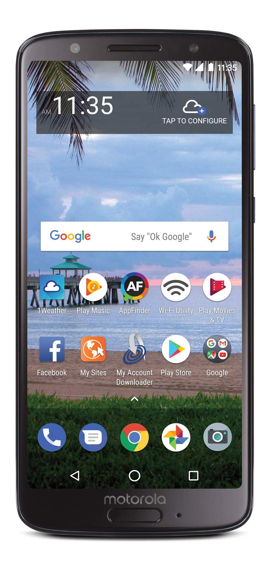 Black 32GB Prepaid Smartphone V9999