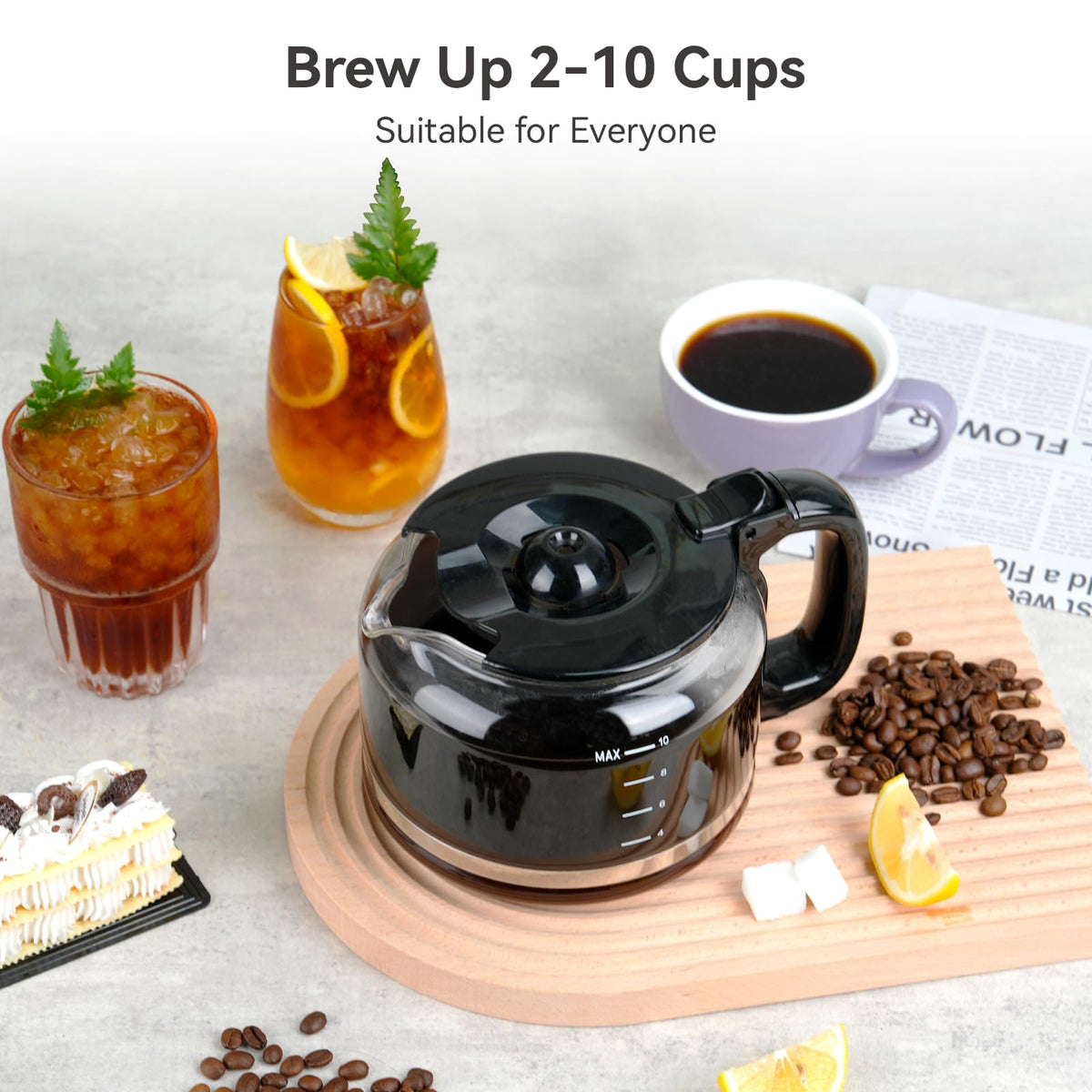 10-Cup Grind & Brew Coffee Maker with Burr Grinder S442409