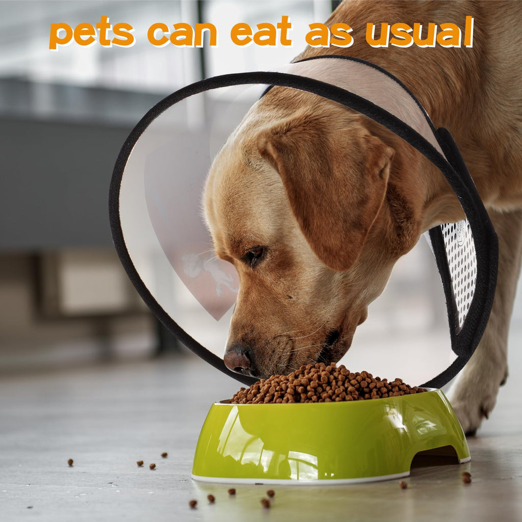 9 Pcs Adjustable Soft Dog Cone Collar Set C353