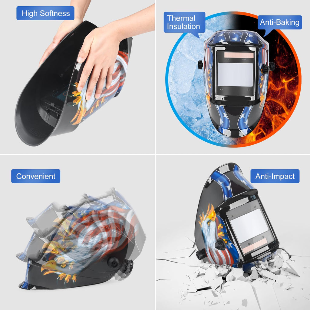 True Color Auto Darkening Welding Helmet G6500