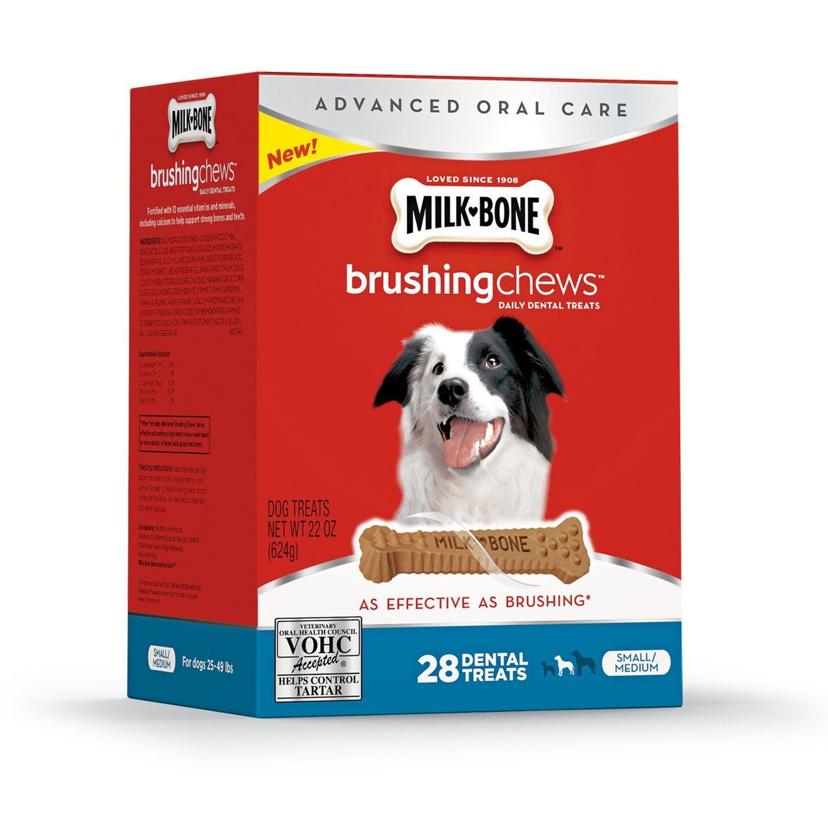 Brushing Chews Daily Dental Treats 22 Ounce 28 Bones J503441