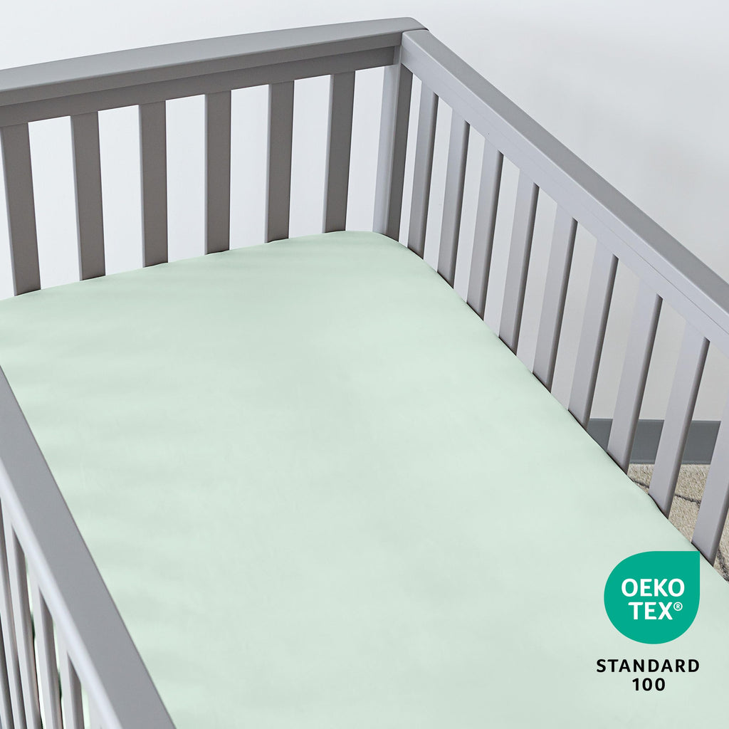 3-Pack Ultra-Soft Microfiber Fitted Crib Sheet H892
