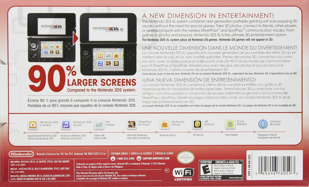 Red/Black Handheld Console B6145