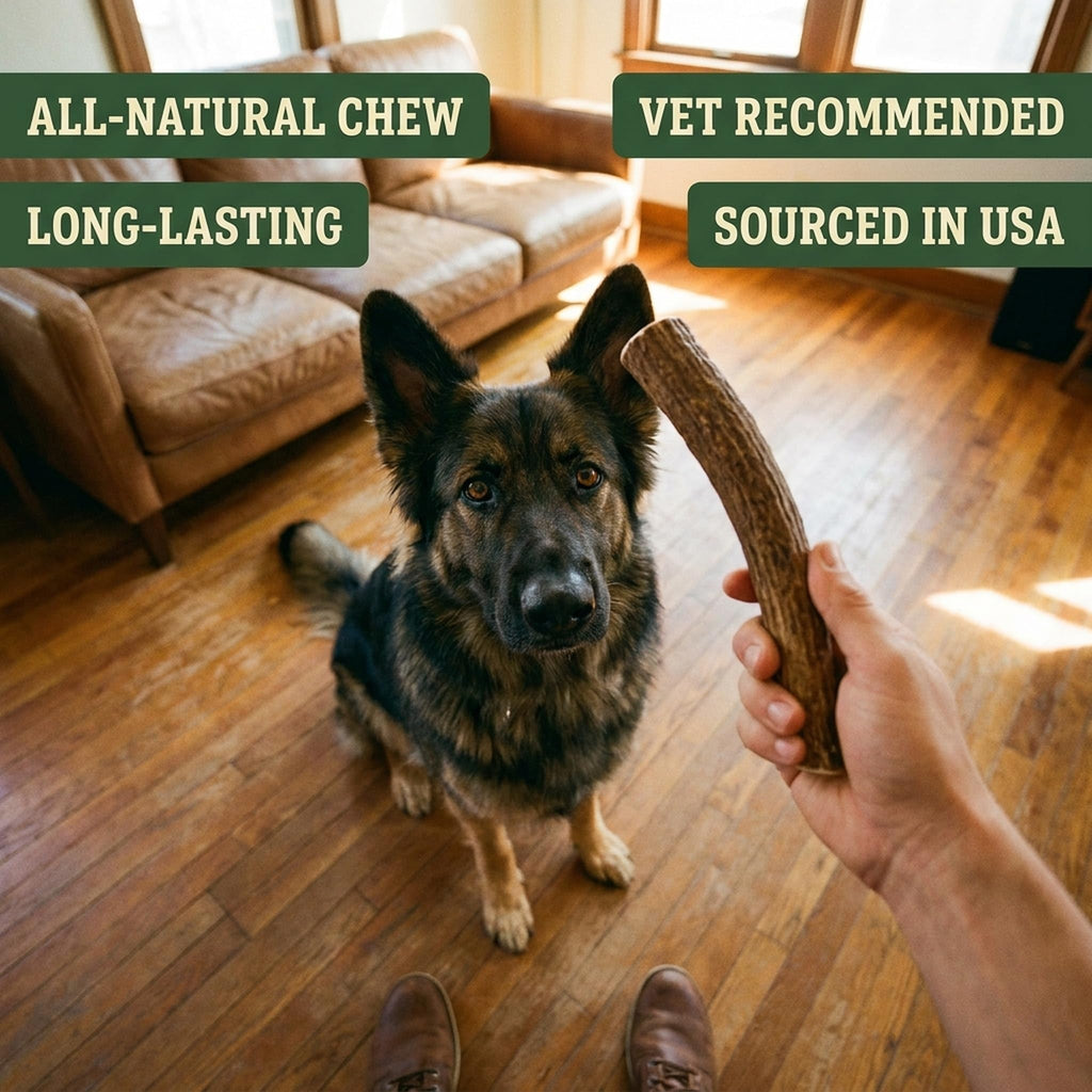 Deer Antler Dog Chew XL 8-10 in Z5429
