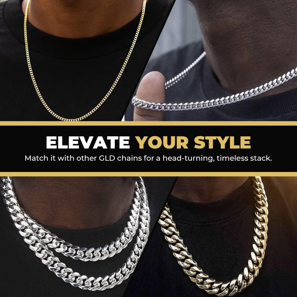 Gold-Plated Micro Cuban Link Chain X14737
