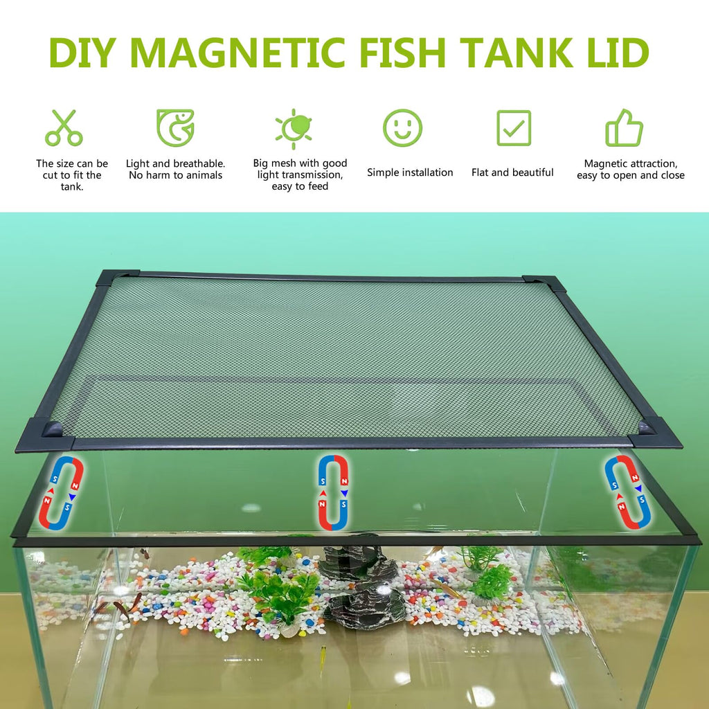 Fish Tank Cover Net Aquarium Lid Mesh Top 39"X19" Z717