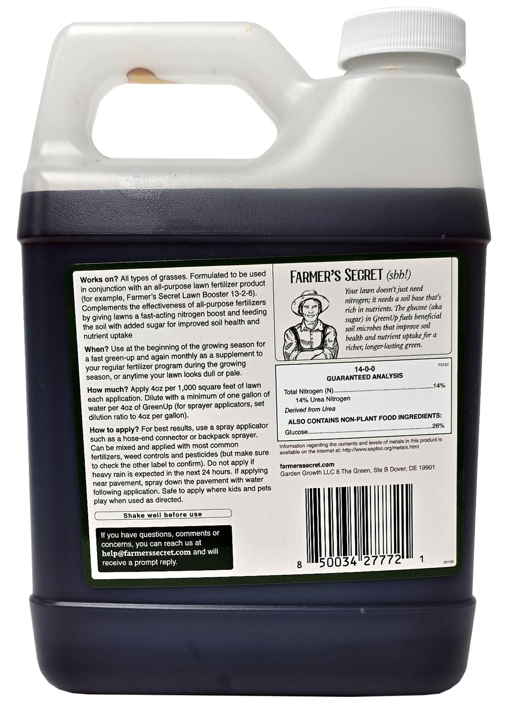 High Nitrogen Fast Acting Concentrated Fertilizer 32oz P776064
