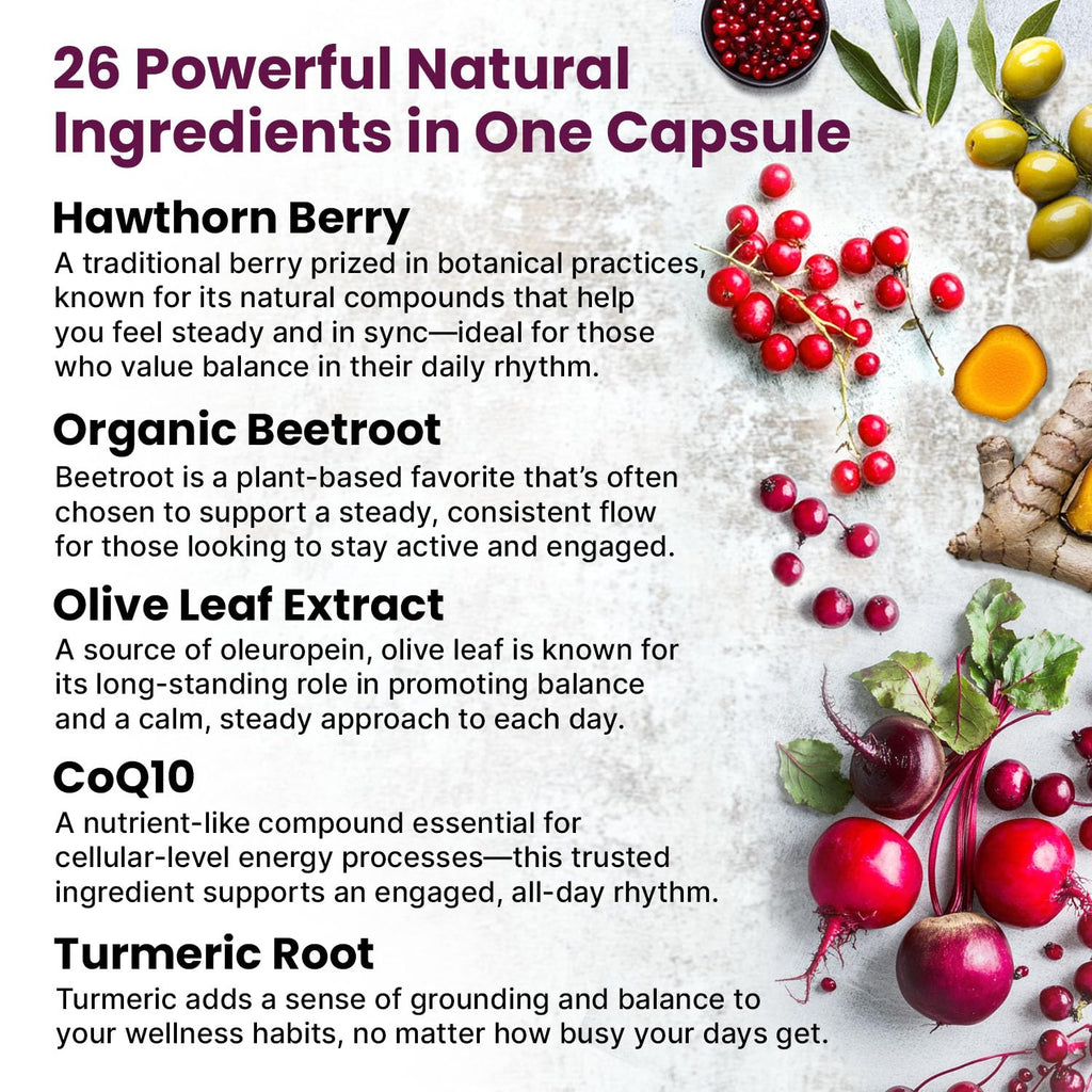120 Caps Beet Root & CoQ10 Nitric Oxide Support M67155