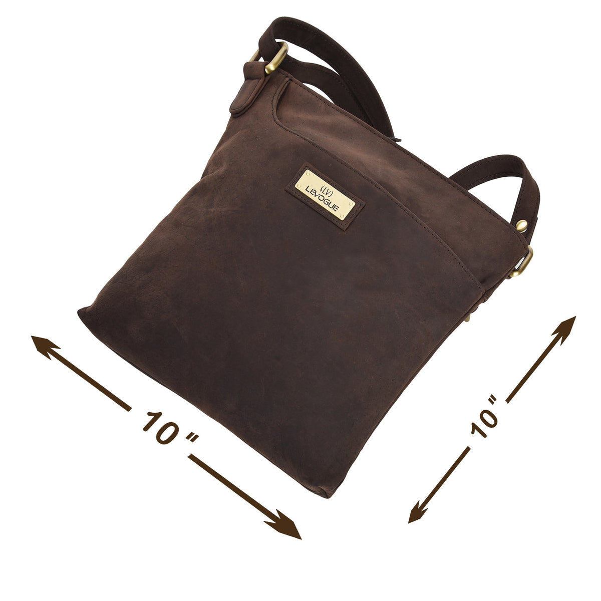 Genuine Leather Women's Crossbody Bag with Adjustable Strap Y43417