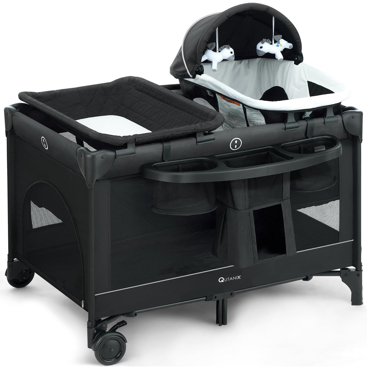5-in-1 Pack and Play with Bassinet and Changing Table O624291