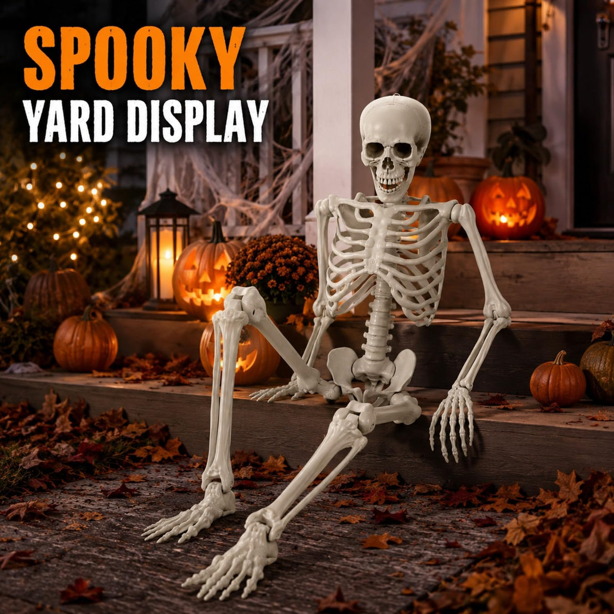 Life Size Posable Skeleton V809408