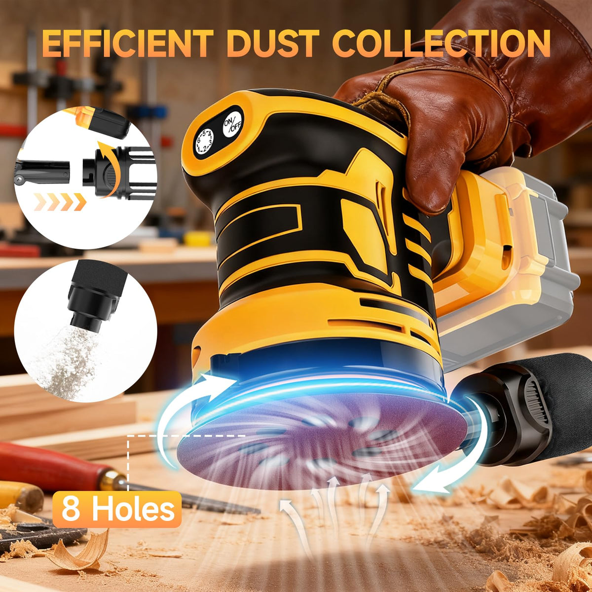 Cordless Random Orbital Sander H43772