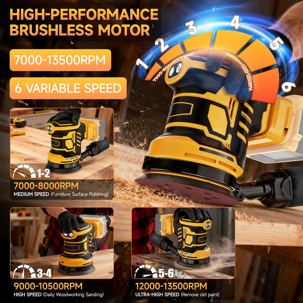 Cordless Random Orbital Sander H43772