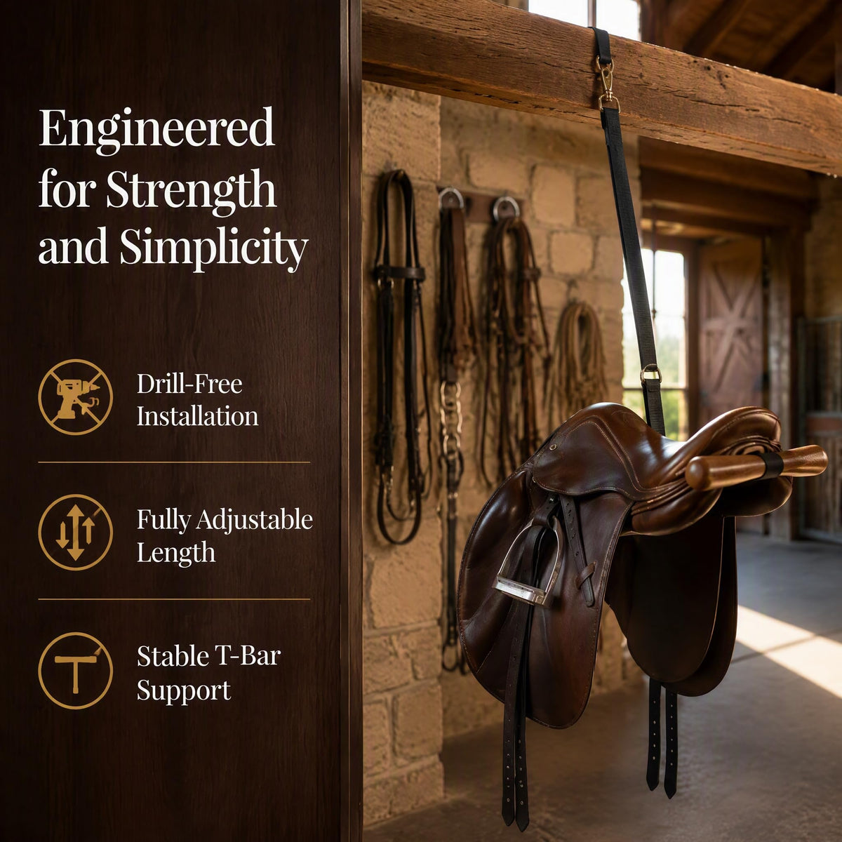Portable Adjustable Saddle Rack I812