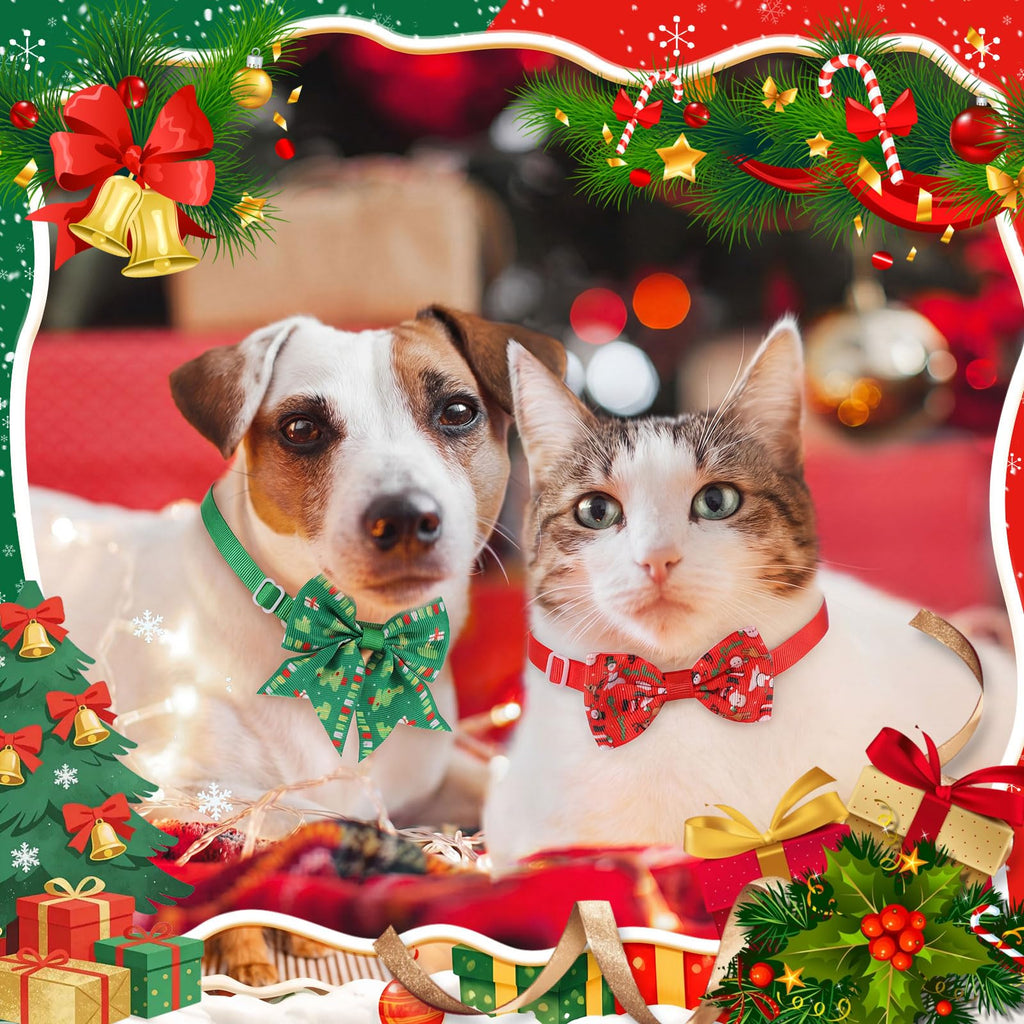 Fall Dog Bow Ties Collars 360 Pcs M7352