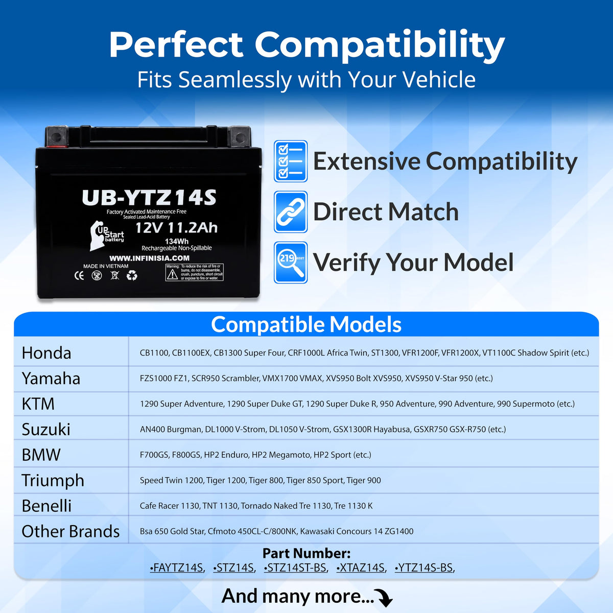 12V 11.2Ah Battery G842