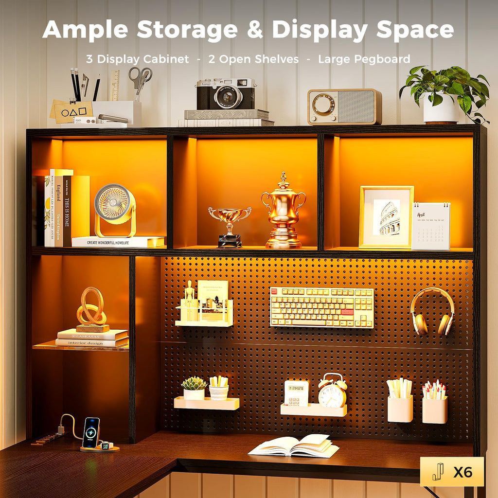 63" L Shaped Desk P99657