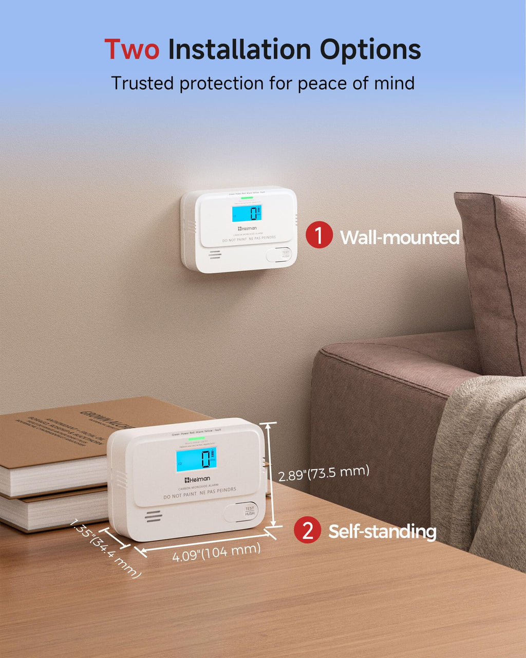 Carbon Monoxide Detectors 3 Pack Q40488
