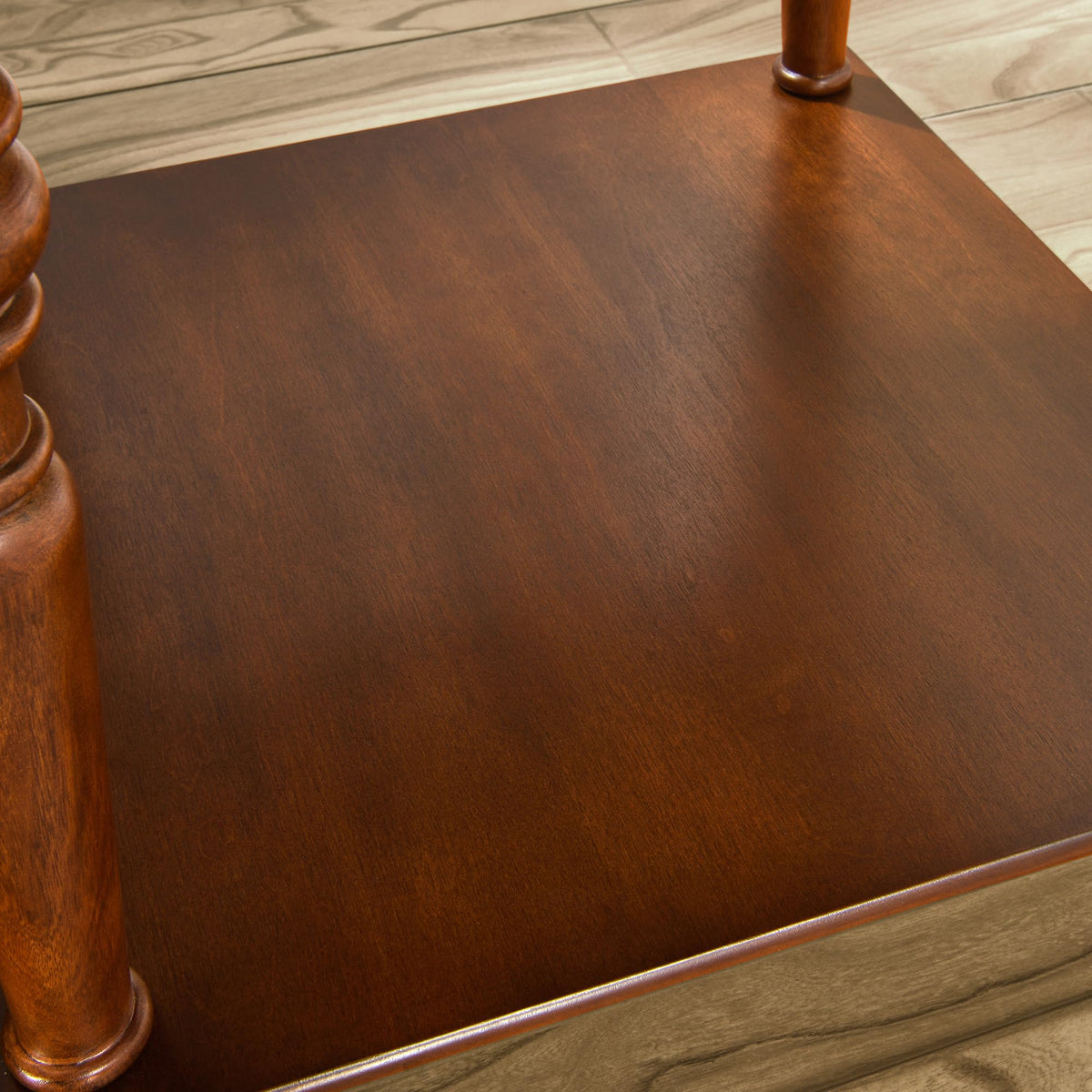 Solid Wood End Table with Drawer Q328378