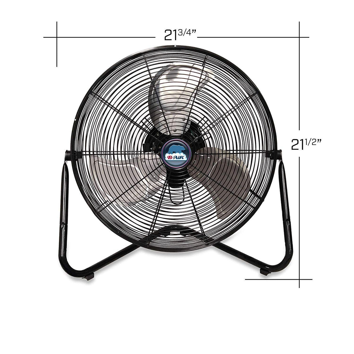 20" High Velocity Electric Floor Fan with 3-Speeds P5186