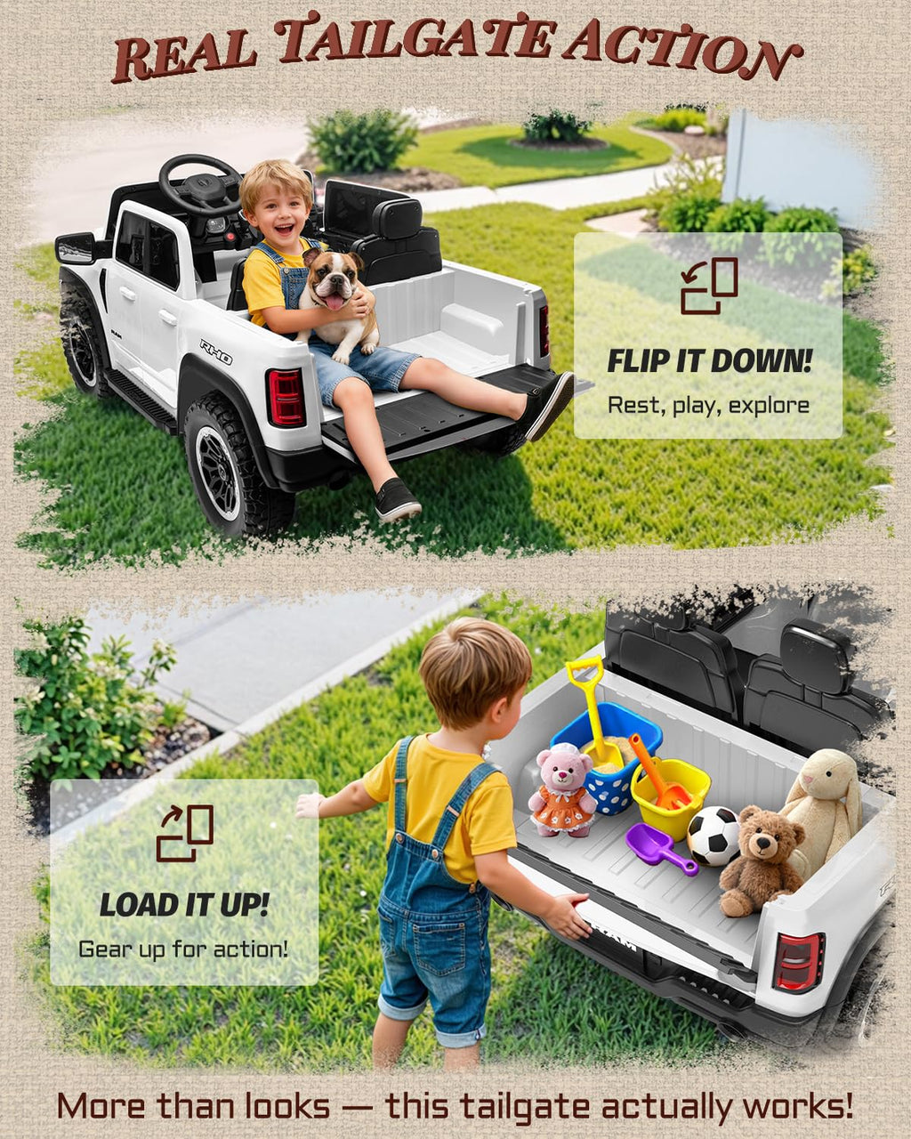 2 Seater Electric Car for Kids with Remote Control E557