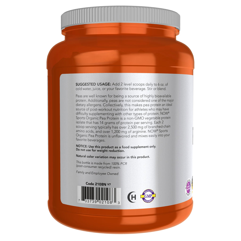 Organic Pea Protein Powder 1.5 lbs P890