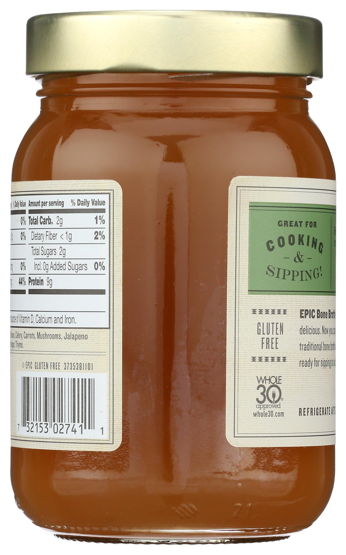 Bone Broth, Beef Jalapeno Sea Salt, 14 oz. J68730