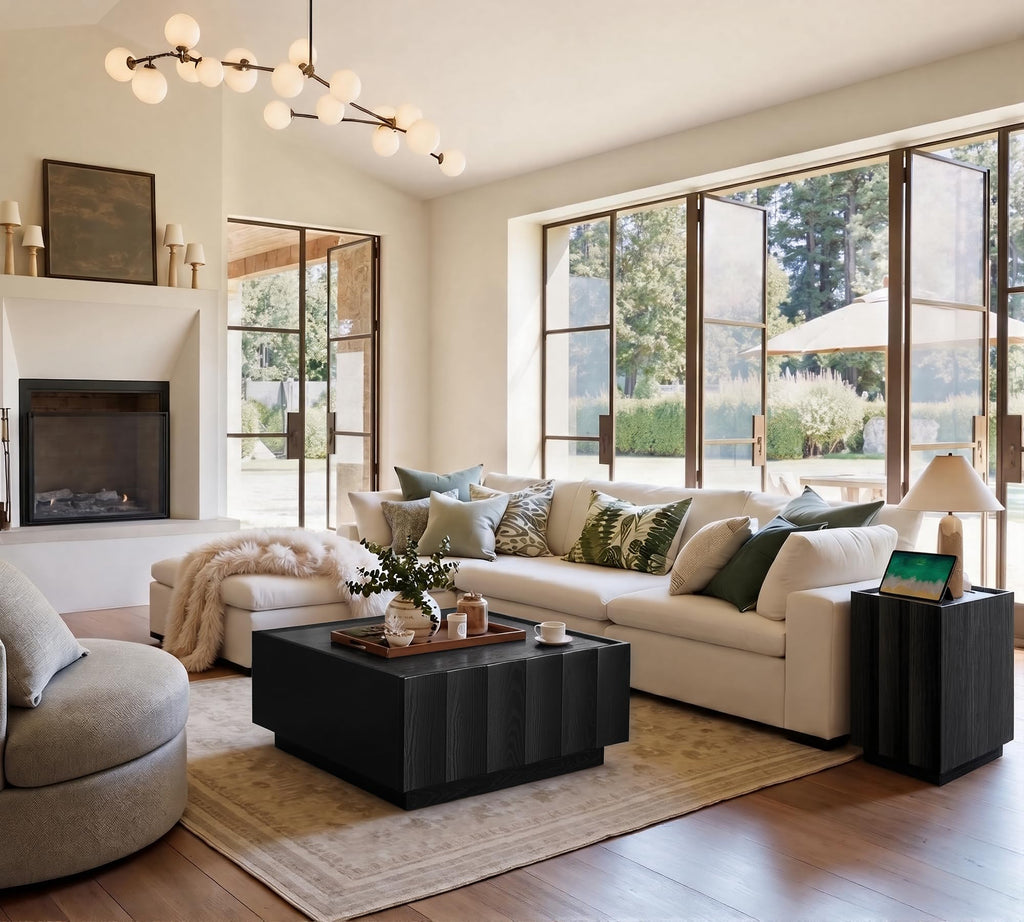Square Coffee Table with Storage S3416