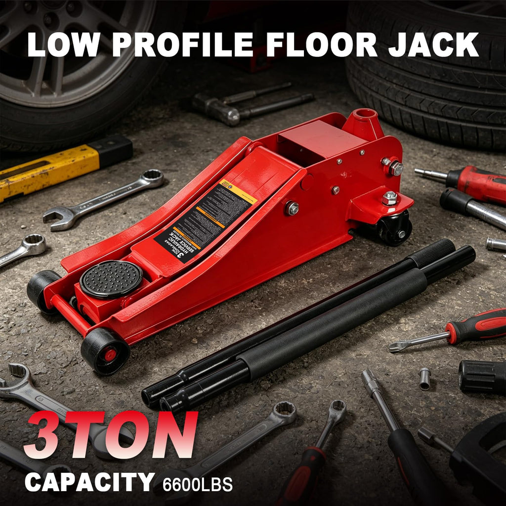 3 Ton 6600LBS Capacity Hydraulic Floor Jack P250563