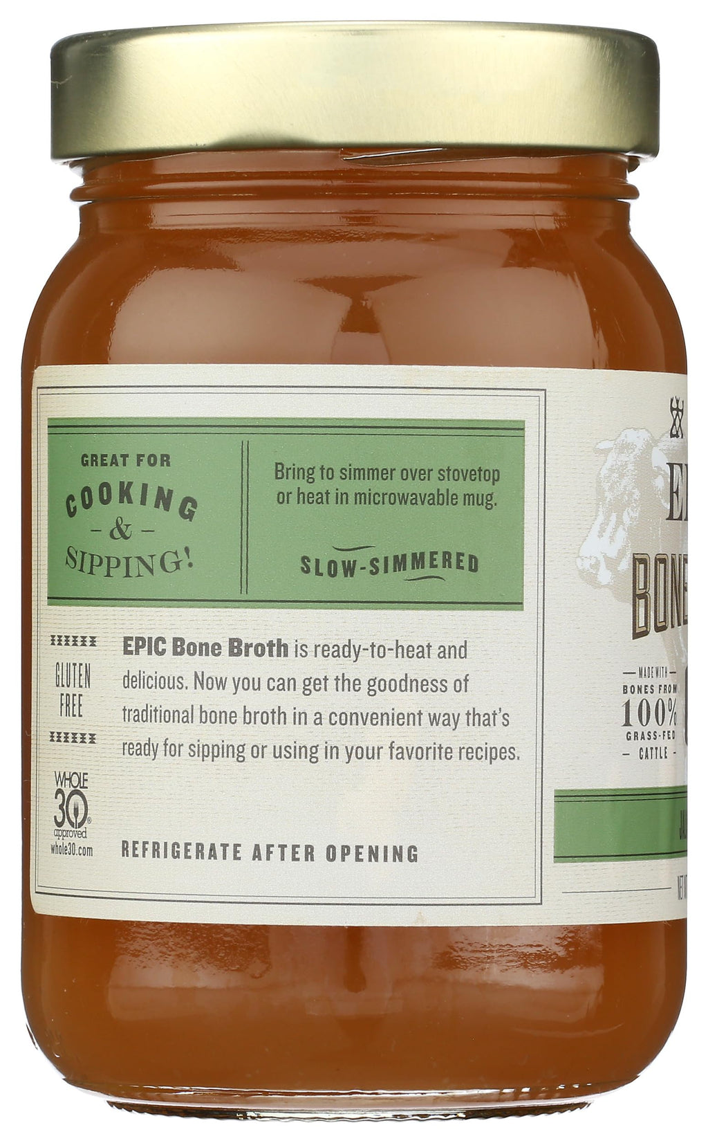 Bone Broth, Beef Jalapeno Sea Salt, 14 oz. J68730