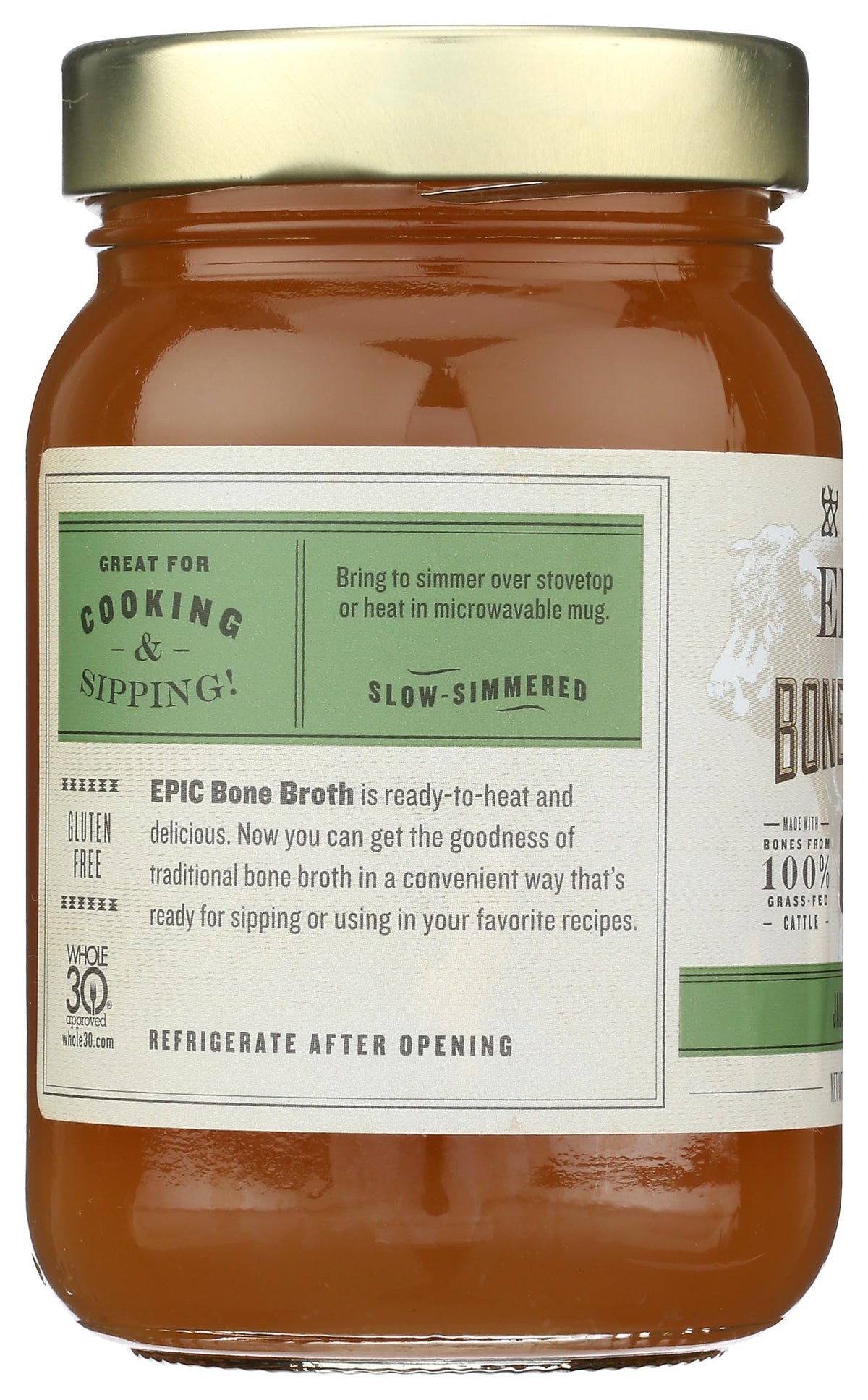 Bone Broth, Beef Jalapeno Sea Salt, 14 oz. J68730