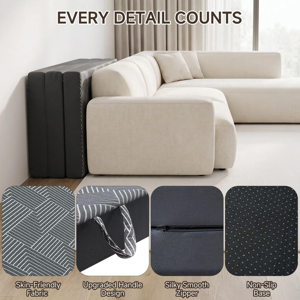 Memory Foam Tri Folding Mattress Twin Size 4 Inch K2632