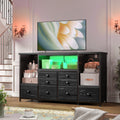 Modern LED Dresser with 8 Drawers C26198