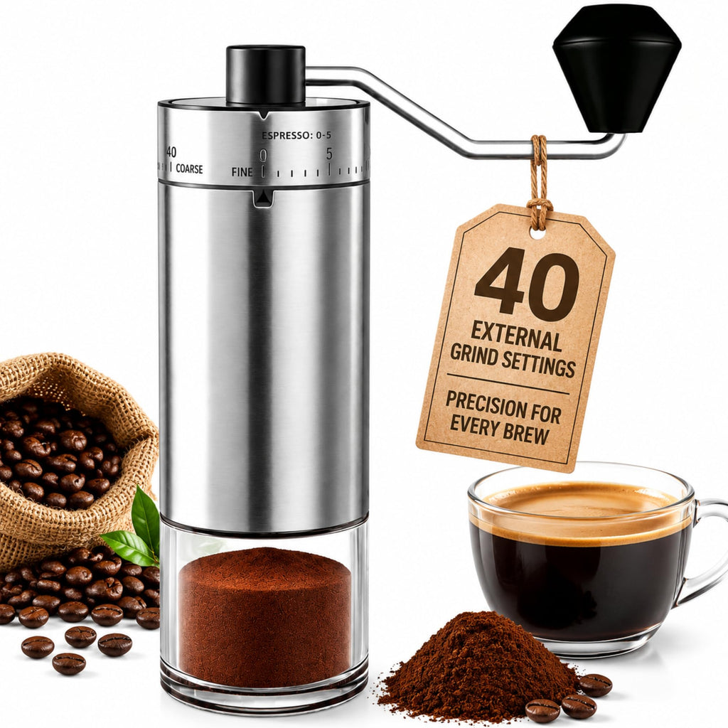 Manual Coffee Grinder with Adjustable Settings D92512