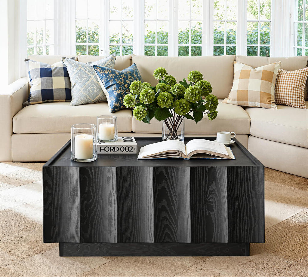 Square Coffee Table with Storage S3416