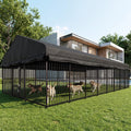 10x20 FT Heavy Duty Outdoor Dog Kennel with Roof M17245